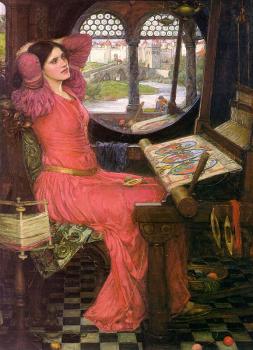 約翰 威廉姆 沃特豪斯 I am Half-sick of Shadows, said the Lady of Shalott 約翰 威廉姆 沃特豪斯 I am Half-sick of Shadows, said the Lady of Shalott